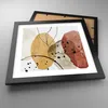 Gerahmtes Poster - Schwarzer Rahmen - Aquarell Abstraktion Produktbild-Vorschau 3