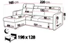 BARCELO Universelles Ecksofa 220x165 cm L-Form mit: Produktbild-Vorschau 7