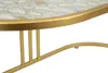 Table Basse Antalia - Structure Dorée Élancée Et Plateau Voir les images du produit 7