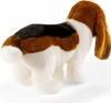 Carl Dick Basset chien debout 32cm peluche, animal en Voir les images du produit 5