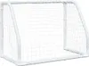 vidaXL Fußballtore für Kinder 2 Stk. mit Ball Weiß 64x35x48 Produktbild-Vorschau 7