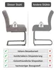 Hela Tische, 2er Set Freischwinger, Esszimmer Stuhl LUISE - Produktbild-Vorschau 4