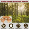 Holzpicknicktisch und Stuhl Set für 8 Personen, runder Produktbild-Vorschau 5
