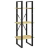 vidaXL Bücherregal 5 Fächer 40x30x175 cm Massivholz Kiefer Produktbild-Vorschau 5