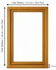 Finestra in legno a 1 anta H75 x L60 cm con telaio in Anteprima dell’immagine prodotto 4