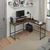 tectake® Schreibtisch Melrose 140 x 130 x 76,5 cm Produktbild-Vorschau 7