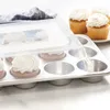 nordic ware - Stampo per 12 muffin con coperchio Anteprima dell’immagine prodotto 4