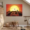 MuchoWow® Poster Dino - Sonne - Natur - Zeichnung - Kinder Produktbild-Vorschau 5