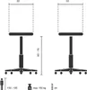 hjh OFFICE Stehhilfe TOP WORK 34 830026 sw Produktbild-Vorschau 11