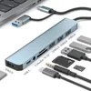 Hub 8-w-2 USB-A i USB-C, stacja dokująca typu C, adapter Podgląd zdjęcia produktu 6