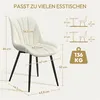 Yaheetech Moderne Esszimmerstühle, 2er Set, mit Produktbild-Vorschau 6