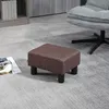 HOMCOM Fußhocker, Sitzhocker, Rechteckiger Ottoman, Produktbild-Vorschau 2