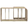 vidaXL Outdoor-Regale 2 Stk. Beige Poly Rattan Produktbild-Vorschau 6