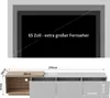 Mobile TV Fortuna Lai, mobile TV basso con cassetti, tavolo Anteprima dell’immagine prodotto 3