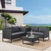 Juskys Polyrattan Lounge Santorini - część wypoczynkowa ze Podgląd zdjęcia produktu 17
