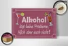 Holzschild Spruch 30x20cm Alkohol öst keine Probleme Produktbild-Vorschau 2