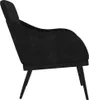 vidaXL Sessel Schwarz 63x76x80 cm Samt Produktbild-Vorschau 4