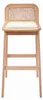 Set Barhocker Eiche, Samt & Wiener Geflecht H65 LUNA Produktbild-Vorschau 7
