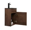 Badplaats Gäste-WC Waschtisch Set Sinta 40 x 22 cm Walnuss Produktbild-Vorschau 3