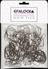 EFA elastico per capelli rasta sottile/piccolo br.100st Anteprima dell’immagine prodotto 2