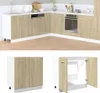 vidaXL Armoire basse Lyon Chêne Sonoma 80x46x81,5 cm Voir les images du produit 2