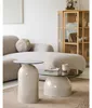 Beistelltisch Ravello aus Glas Ø40cm - Beige Produktbild-Vorschau 5