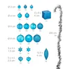 Set da 110 palline natalizie Relaxdays, plastica, Anteprima dell’immagine prodotto 4