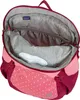 The inside of an open backpack, showing the main compartment and a smaller internal pocket. Produktbild-Vorschau