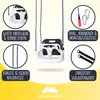 WOLKENGLÜCK® Babyschaukel 3 in 1 [6 Monaten bis 6+ Jahre] Produktbild-Vorschau 2
