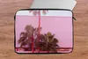 MuchoWow® Laptop Hülle 14 ZollPalme - Garten Poster - Rosa Produktbild-Vorschau 5