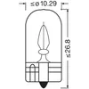 OSRAM ORIGINAL W3W W2.1x9.5d 12 V/3 W (blister di 2) Anteprima dell’immagine prodotto 14