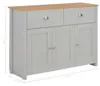 vidaXL Příborník Grau 112x35x81 cm Náhled obrázku produktu 7