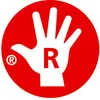 A red circle with a white handprint and the letter R in the center. A small registered trademark symbol is in the lower left corner. Náhled obrázku produktu