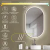 HOKO LED Ovalspiegel mit Metallrahmen 50x90 cm Anti-fog Produktbild-Vorschau 4