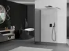 Mexen Kioto Walk-in-Dusche 110x95 cm Transparente Gunmetal Produktbild-Vorschau 2