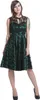 Voodoo Vixen Mittellanges Kleid Damen Emerald grün XL Produktbild-Vorschau 5