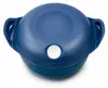 TUPPERWARE Mikrowelle Mikro-Fix 1,5 L blau rund Dose Produktbild-Vorschau 2