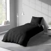 Biber Bettwäsche 135x200 cm 100% Baumwolle Feinbiber Uni Produktbild-Vorschau 3