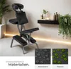 tectake® Massagestuhl klappbar 80 x 50 x 105 cm Produktbild-Vorschau 7