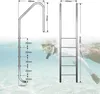 Pool Einbauleiter WEIT 180 cm I 5-stufig I V2A Edelstahl Produktbild-Vorschau 2