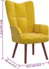 The Living Store Relaxsessel Senfgelb Samt Náhľad obrázku produktu 7