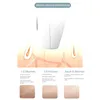An infographic showing the results of a hair removal treatment over time, with diagrams of hair follicles and skin textures. Produktbild-Vorschau