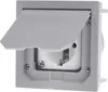 ABL Einbau Schuko 1fach 1471460 Alu-Druckguss IP41 grau Produktbild-Vorschau 2