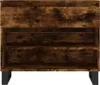 vidaXL Schuhregal Räuchereiche 70x36x60 cm Holzwerkstoff Produktbild-Vorschau 5