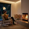 Relaxdays Kaminholzregal, halbrund, Innenbereich, Produktbild-Vorschau 3