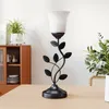 COSTWAY Blume Tischlampe Vintage, Nachttischlampe mit Produktbild-Vorschau 8