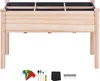 SucceBuy vyvýšený záhon z, 120 x 57 x 76 cm, drevený Náhľad obrázku produktu 1