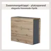 Klapptisch - 174 x 80 x 75 cm, multifunktionaler Esstisch Produktbild-Vorschau 5