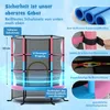 COSTWAY 165 cm Gartentrampolin mit Sicherheitsnetz, Produktbild-Vorschau 7