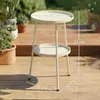 Outsunny Beistelltisch Ø36 cm Balkontisch aus Metall Produktbild-Vorschau 3